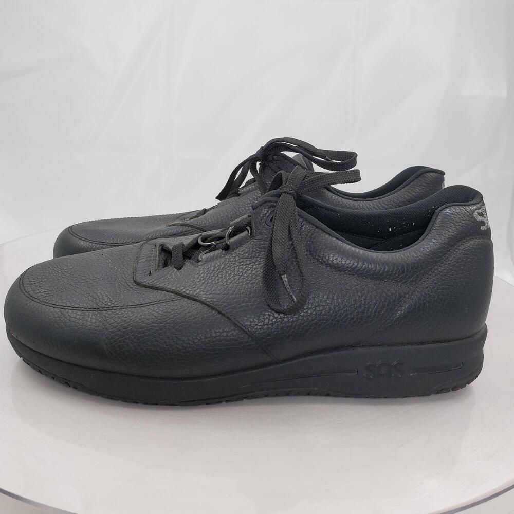 SAS Guardian Slip Resistant Oxford Shoes Men 11 WW/42 Leather Comfort Walking EE